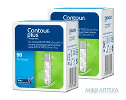 Тест-полоски Contour Plus (Контур Плюс) №50 (2 уп. Акція)