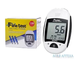 Глюкометр Finetest Auto-Coding Premium виріб №1 + тест-смужки №100