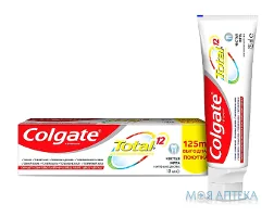 Зубна Паста Колгейт (Colgate) Тотал 12 Чиста м`ята, 125 мл