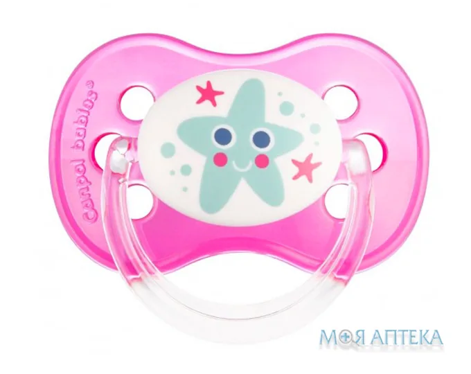 Пустушка Canpol Babies (Канпол Бебіс) 22/415 Nature силіконова кругла 18+ міс. №1