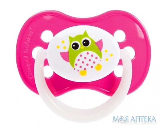 Пустушка Canpol Babies (Канпол Бебіс) 22/569 Сова силіконова симетрична 6-18 міс. №1