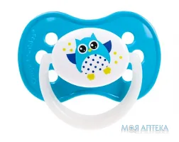 Пустушка Canpol Babies (Канпол Бебіс) 22/570 Сова силіконова симетрична 18+ міс. №1
