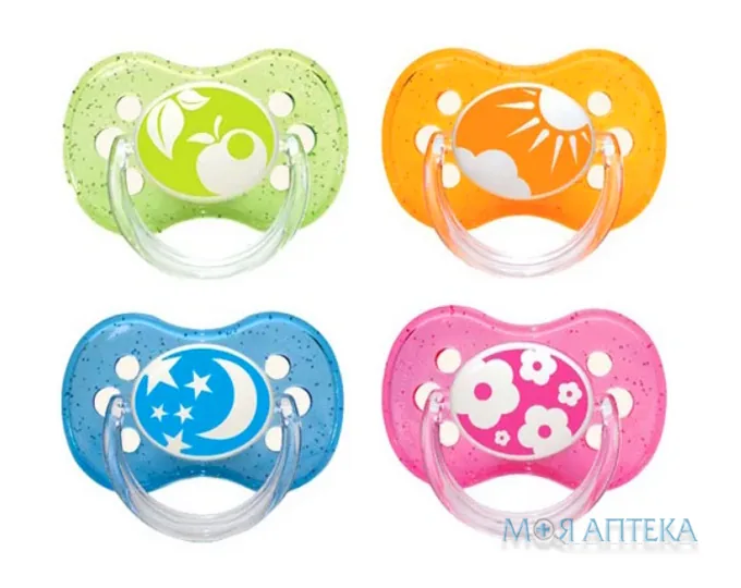 Пустушка Canpol Babies (Канпол Бебіс) 22/607 Brokat (6-18 міс.) латексн., кругла