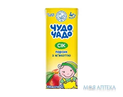 Сік Чудо-Чадо персиковий, 200 мл