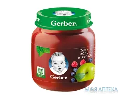 Пюре Gerber (Гербер) яблуко, лісові ягоди 130 г