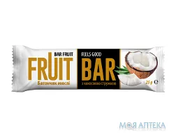 Батончик-мюслі Fruit Bar (Фрут Бар) з кокосовою стружкою, 25г