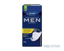 Прокладки урологические TENA (Тена) Men Active Fit Level 2 (Мен Актив Фит Левел) для мужчин 20 шт