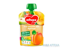 Пюре Milupa (Мілупа) яблуко, груша, банан, абрикос 80 г