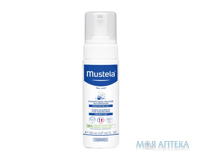 Мустела (Mustela) Шампунь-Пінка Для Новонароджених 150 мл