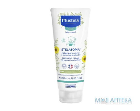 Мустела (Mustela) Stelatopia Крем-Емульсія Зволожуюча 200 мл