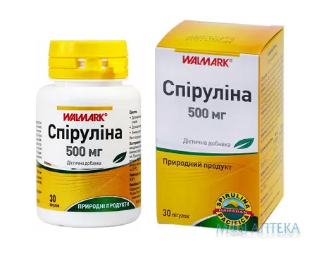 Спіруліна табл. 500 мг №30