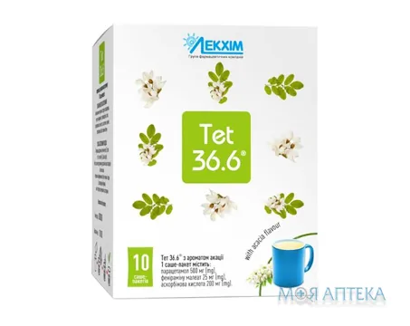 Тет 36.6 акація, пор. д/оральн. р-ну саше по 13,1 г №10
