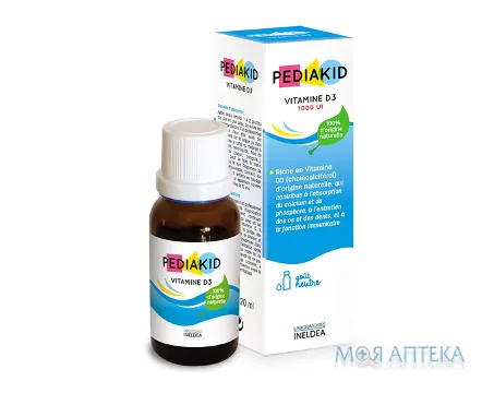 Педіакід (Pediakid) Краплі Вітамін D3 20 мл