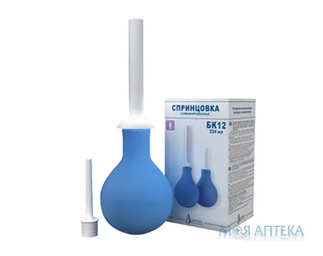 Спринцівка Альпіна Комбінована з двома наконечниками тип БК р.12 (224 мл)