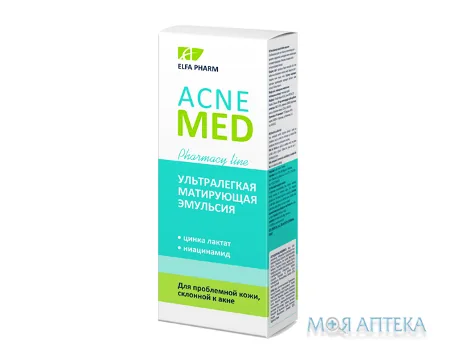 Elfa Pharm Acne Med (Ельфа Фарм Акне Мед) Ультралегка матуюча емульсія 40 мл