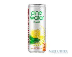 Моршинская Плюс Пайн Вотер (Pine Water) слабогазированая, лимон и лимонник 0,33 л