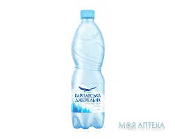 Мінеральна вода Карпатська Джерельна 0,5 л негазована