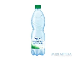 Мінеральна вода Карпатська Джерельна 0,5 л слабогазована