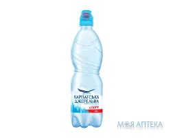 Мінеральна вода Карпатська Джерельна Спорт 0,5 л негазована