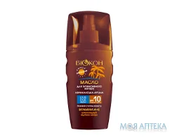 Біокон Олія для інтенсивної засмаги Африканська аргана, SPF 10, 160 мл