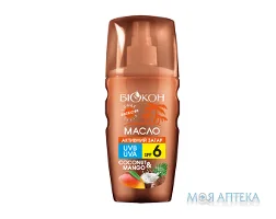 Біокон Олія Активна засмага Coconut & Mango, SPF 6, 160 мл
