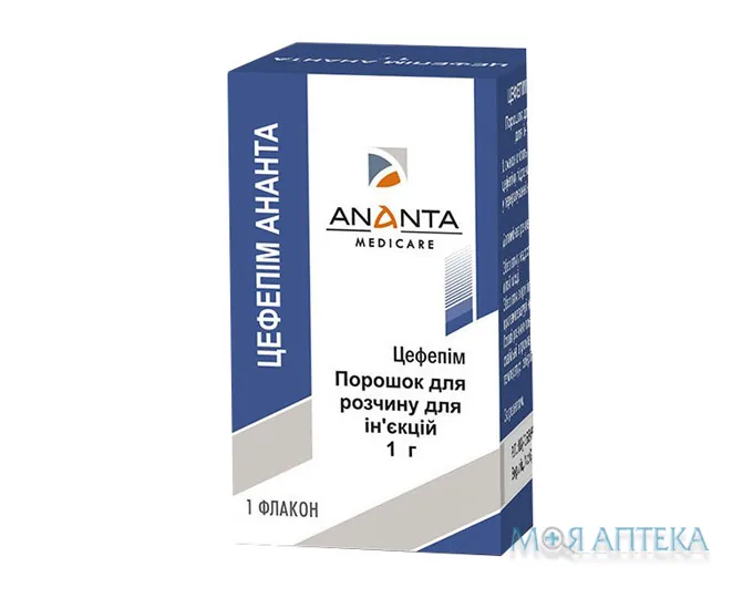 Цефепім-Ананта пор. д/п ін. р-ну 1 г фл. №1