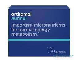 Ортомол Ауринор (Orthomol Aurinor) витаминный комплекс для нормализации энергетического обмена гранулы + капсулы на курс приема 30 дней