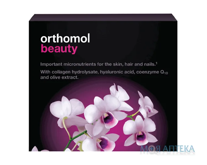 Ортомол Бьюті (Orthomol Beauty) питна пляшка, курс 7 днів