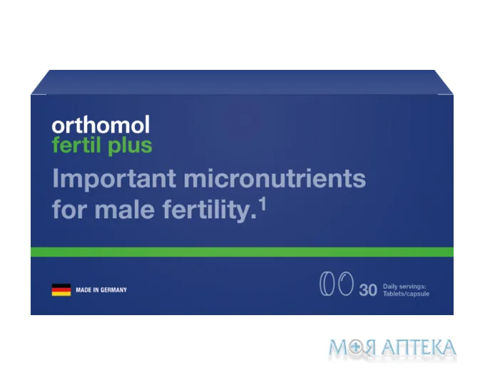Ортомол Фертіл Плюс (Orthomol Fertil Plus) капсули, таб., курс 30 днів