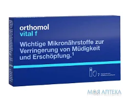 Ортомол Вітал Ф (Orthomol Vital F) питна пляшка, капс., курс 7 днів