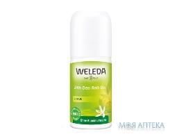 Дезодорант WELEDA (Веледа) для тела Цитрус Roll-On 24 часа эффективная натуральная защита от запаха пота 50 мл