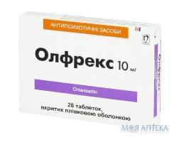 ОЛФРЕКС табл. в/плів. обол. по 10 мг №28 (14х2)