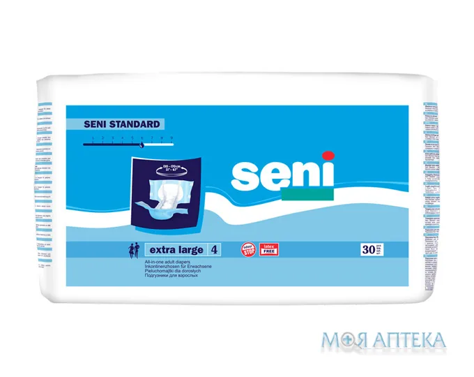 Seni (Сені) Підгузки для дорослих Standаrd Air Extra large №30