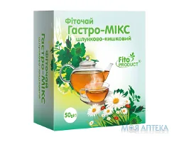 Фіточай №12 Гастро-Мікс (Шлунково-Кишковий) по 50 г у пачках з внутр. пак.