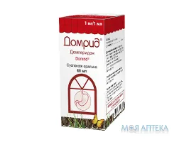 Домрид суспензія ор., 1 мг/мл по 60 мл у флак.