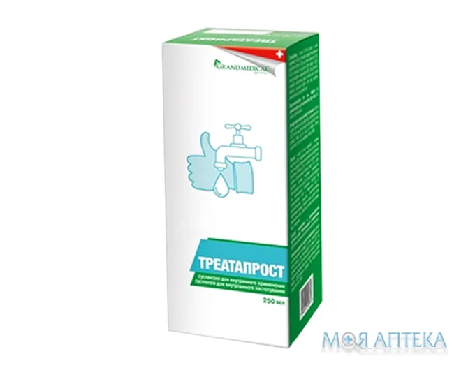 Треатапрост суспензія д/внут. заст. по 250 мл у флак.