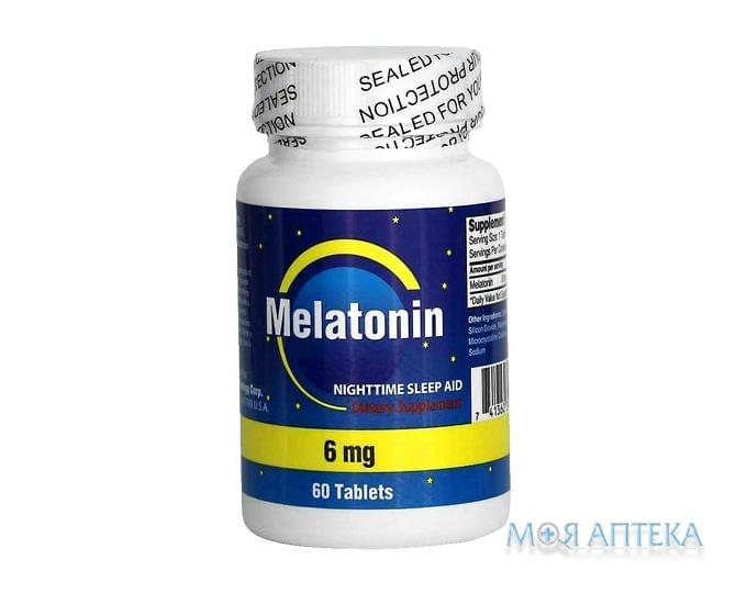 Мелатонин Ню-Хелс (Nu-Health) табл. 6 мг №60