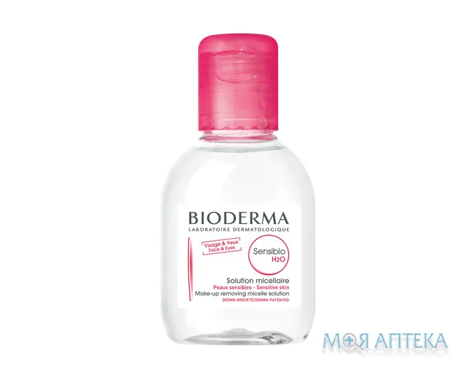 Біодерма Сенсібіо Н2О (Bioderma Sensibio H2O) міцелярний лосьйон 100 мл