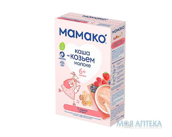 Каша Мамако молочна 7 злаків з ягодами на козячому молоці 200г