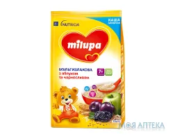 Каша Молочна Milupa (Мілупа) мультизлакова з яблуком і чорносливом 210 г