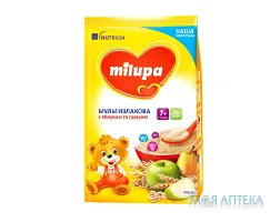 Каша Молочна Milupa (Мілупа) мультизлакова з яблуком і грушею 210 г