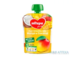 Пюре Milupa (Мілупа) яблуко, манго, банан з кокосовим молоком 80 г