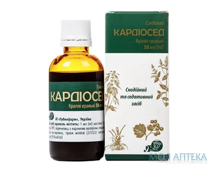 Кардіосед краплі ор. по 50 мл у флак.