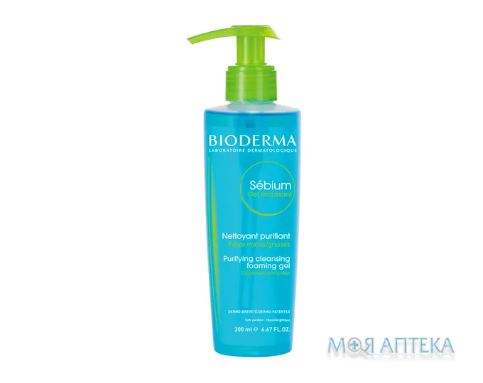 Біодерма Себіум (Bioderma Sebium) очищующий гель 200 мл