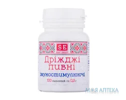 Дріжджі пивні імуностимулюючі таблетки по 0,5 г №100