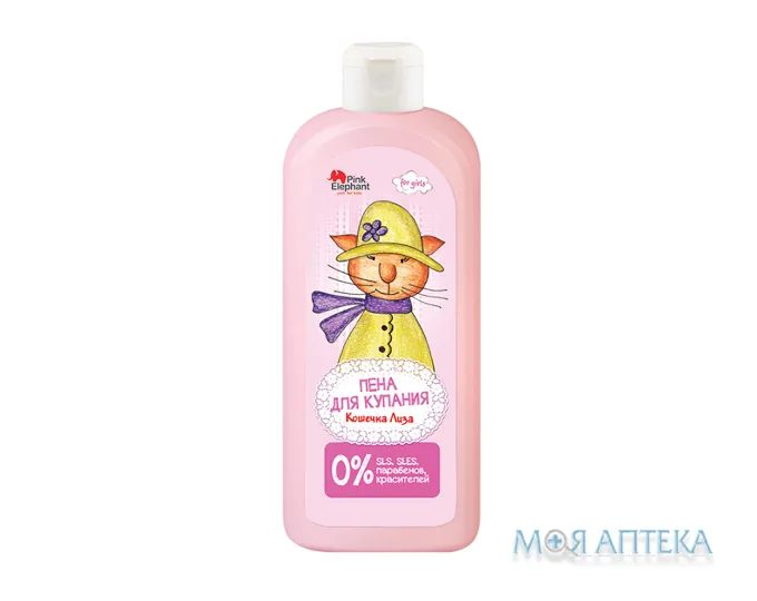 Pink Elephant (Пінк Елефант) Піна для купання Кішечка Ліза 500 мл