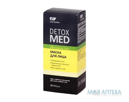 Детокс Мед (Detox Med) Маска для обличчя 40 мл