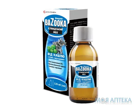 Базука Ісландський мох еліксир д/перор. заст. фл. 120 мл
