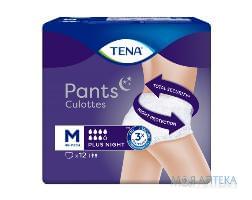 Подгузники-трусики урологические для взрослых Tena (Тена) Pants Plus Night Medium №12