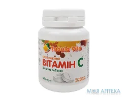 Вітамін С Tabula Vita (Табула Віта) таблетки д/жув. з апельс. смак. по 0,5 г №30 (10х3)